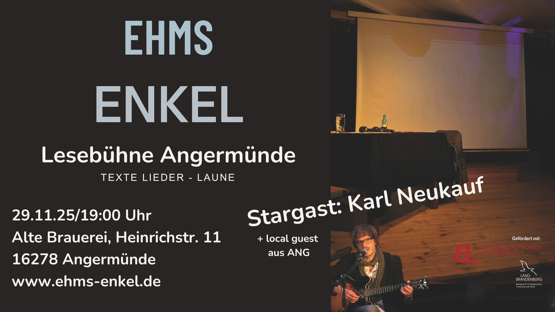 Lesebühne „Ehms Enkel“